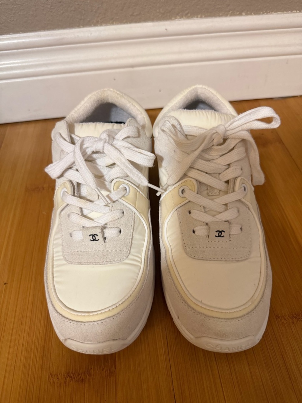 Chanel White Sneakers